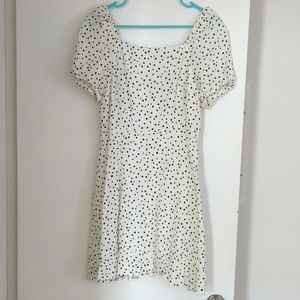 Loft polka dot dress sz 8